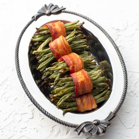 Green Bean Bacon Bundles