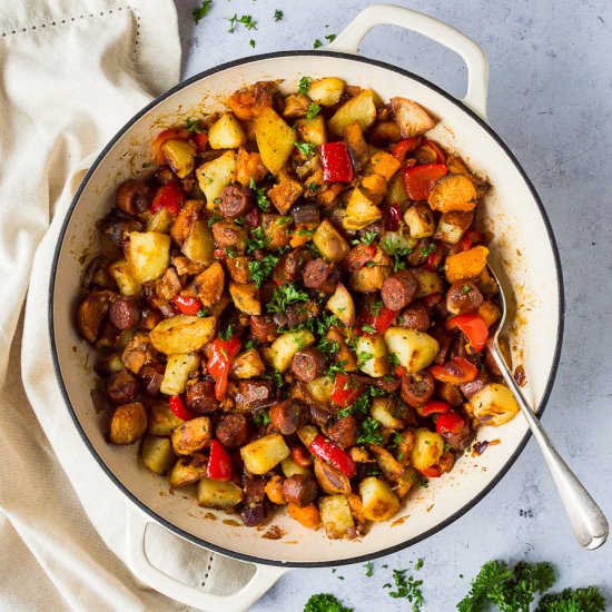 Vegan Chorizo Potato Hash
