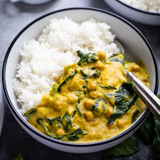 Curry Collard Greens