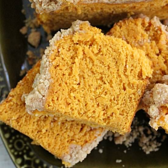 Streusel Pumpkin Quick Bread
