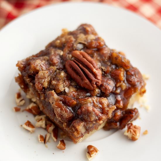 Vegan Pecan Pie Bars