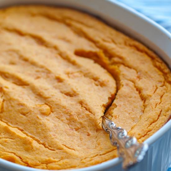 Healthy Sweet Potato Souffle