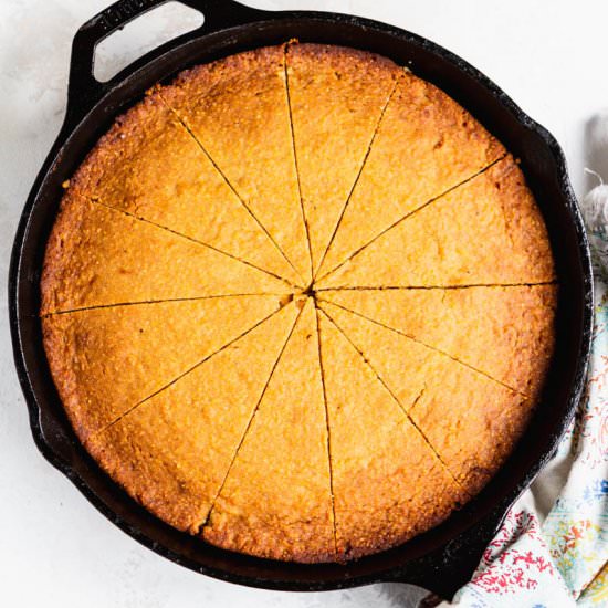 Gluten Free Skillet Cornbread