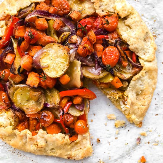 Roasted Vegetable Galette