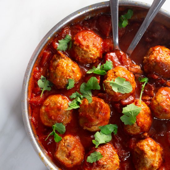 Keto Chicken Meatballs