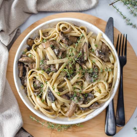Mushroom Stroganoff