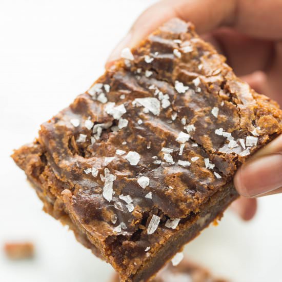 Dark Butterscotch Squares