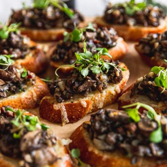 Mushroom Bruschetta