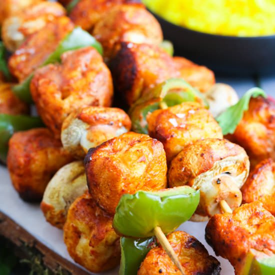 Easy Tofu Skewers