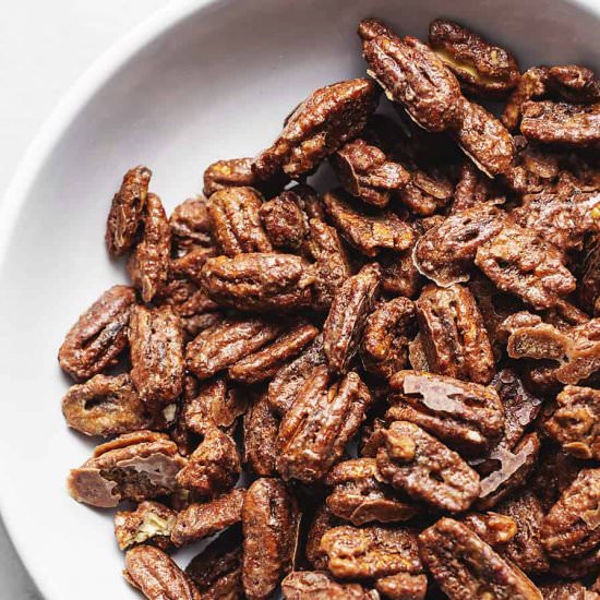 Keto Candied Pecans