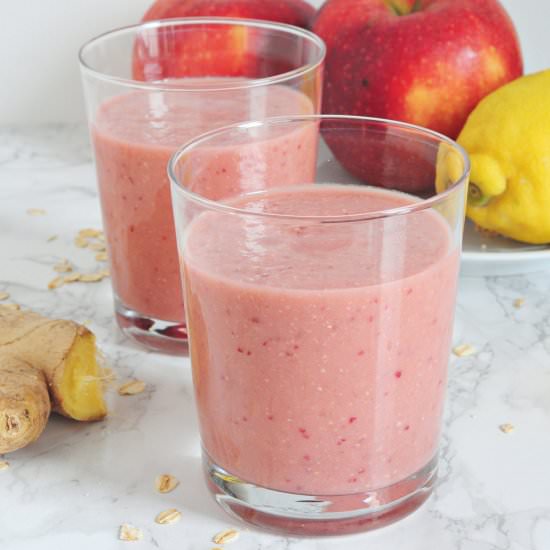 Beet-apple smoothie with ginger