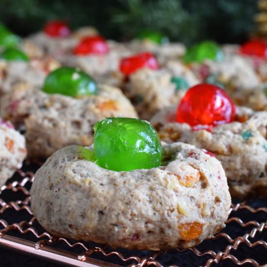 Christmas Fruitcake Cookies