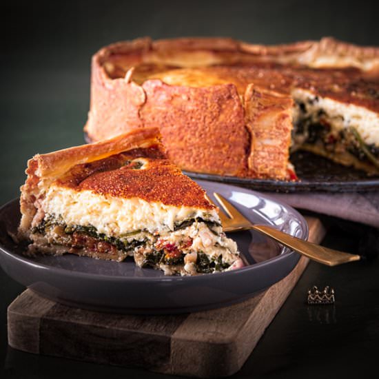 quiche with spinach and gruyere