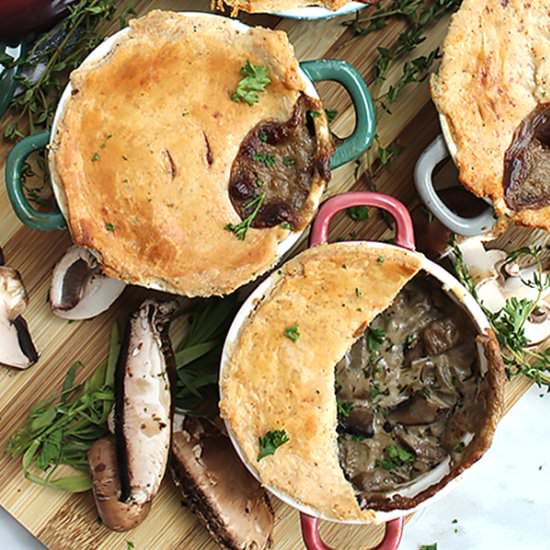Vegetarian Mushroom Pot Pie
