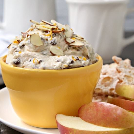 Orange Almond Cannoli Dip