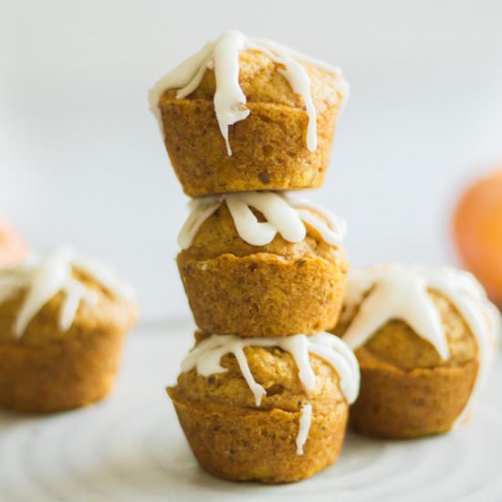 Baked Vegan Pumpkin Fritters