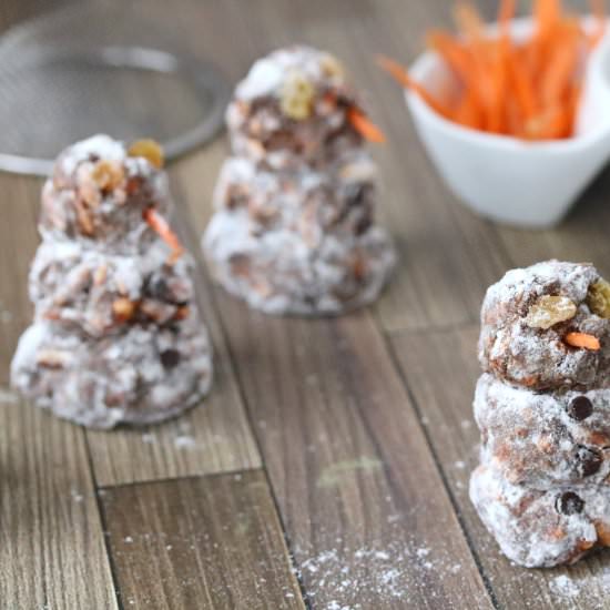 Snowman Energy Balls- DF/GF
