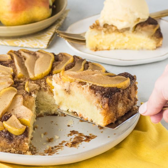 Pear Upside-Down Cake