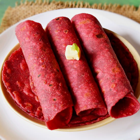 Beetroot Roti