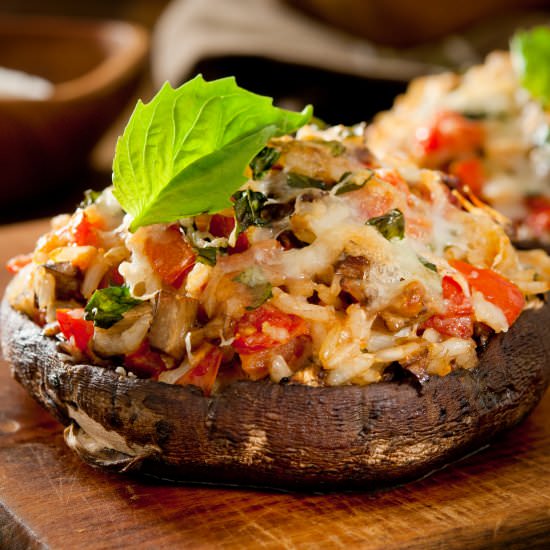 Stuffed Portobello Mushroom