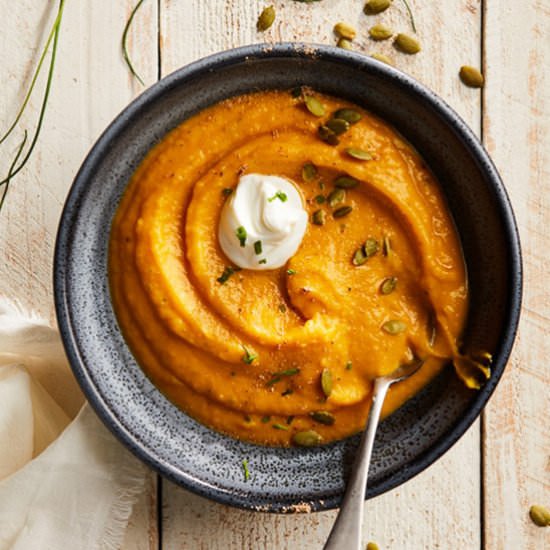 Creamy Pumpkin Ginger Soup