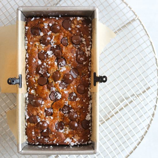 Salted Chocolate Banana Bread