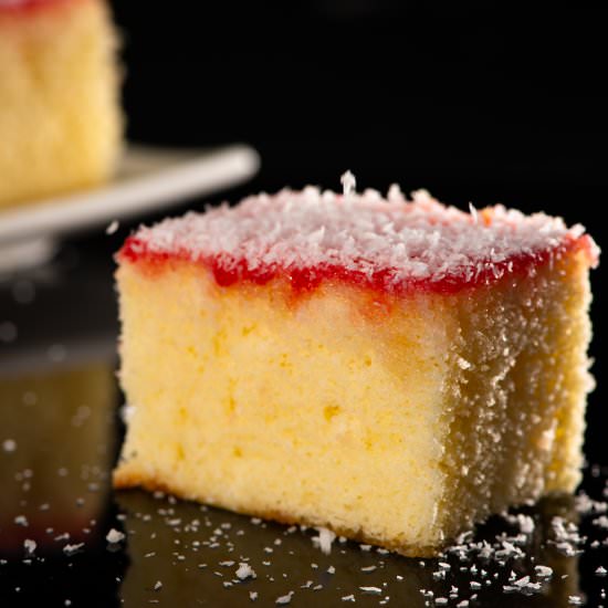 Honey Cake with Coconut Frosting