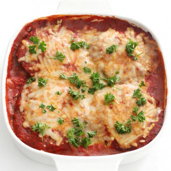 Easy Vegan/GF Eggplant Parmesan