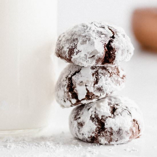 Chocolate Crinkle Cookies