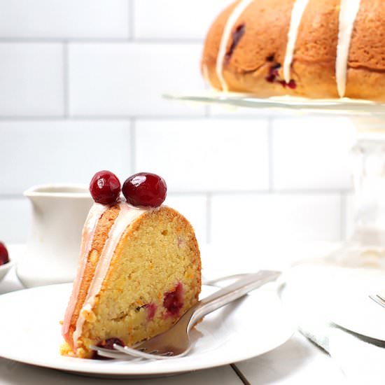 Orange Cranberry Pound Cake