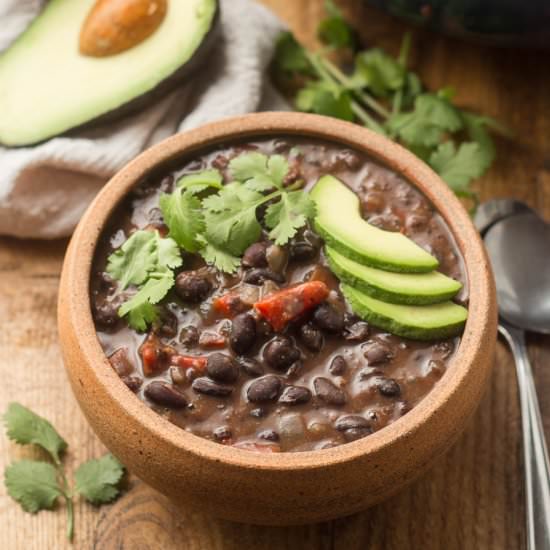Spicy Black Bean Soup