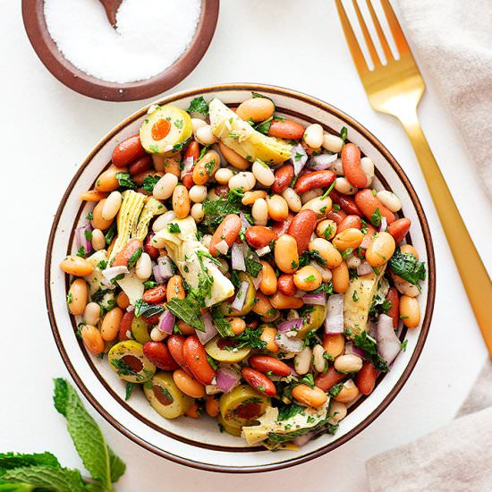 Mediterranean Three Bean Salad