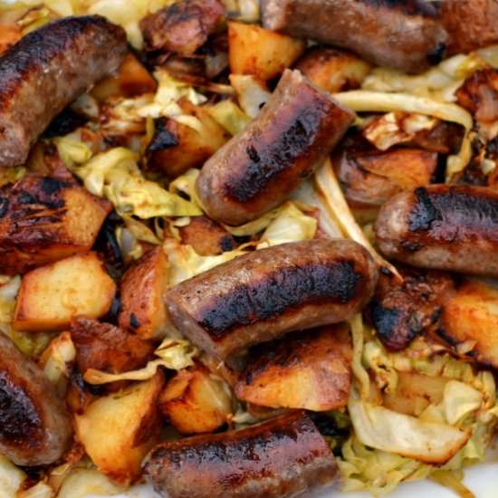 Brats and Cabbage