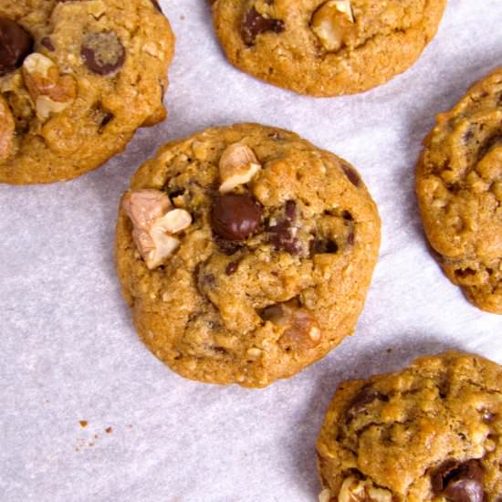 Elevated Chocolate Chip Cookies