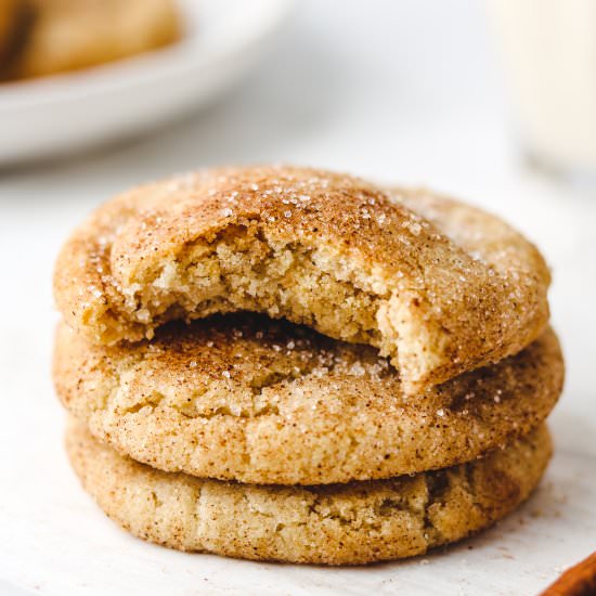 vegan gluten free snickerdoodles