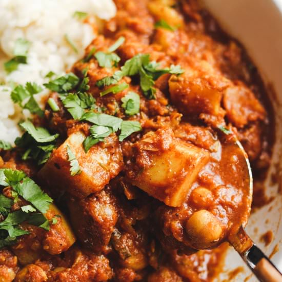 vegan bombay potatoes