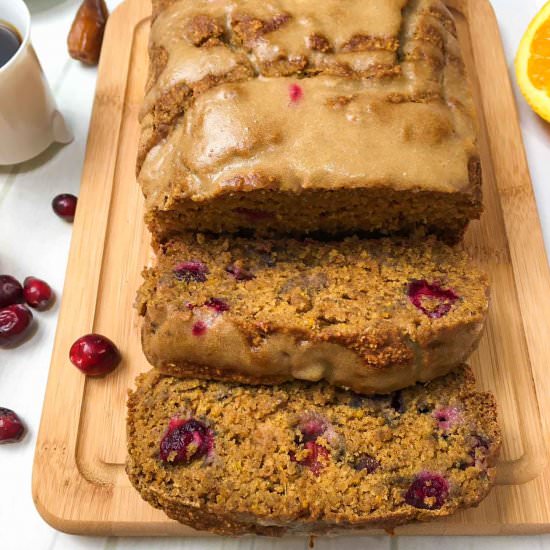 Vegan Cranberry Orange Bread