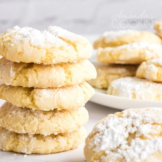 Orange Crinkle Cookies