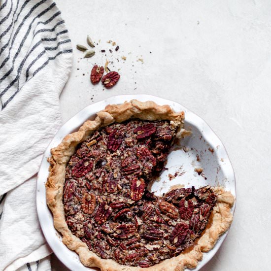 Vegan Maple Pecan Pie