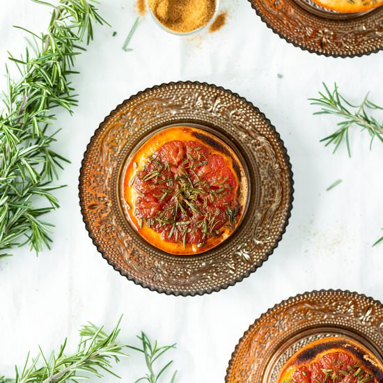 Broiled Grapefruit with Rosemary