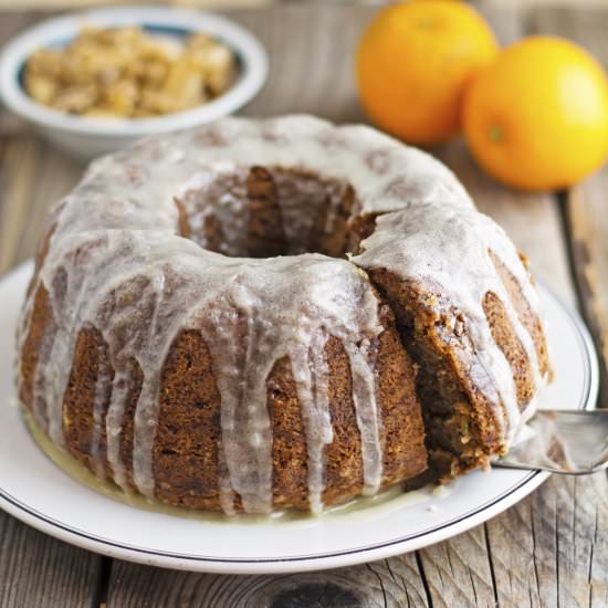 Zucchini Olive Oil Bundt Cake