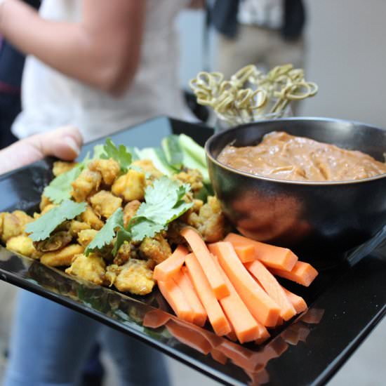 baked crispy popcorn chicken