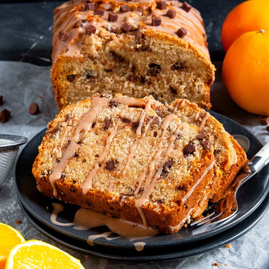 Chocolate Orange Cinnamon Loaf Cake