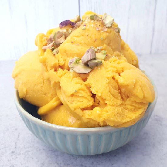 Mango Coconut Ice Cream