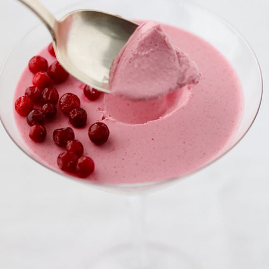 Lingonberry Skyr Mousse