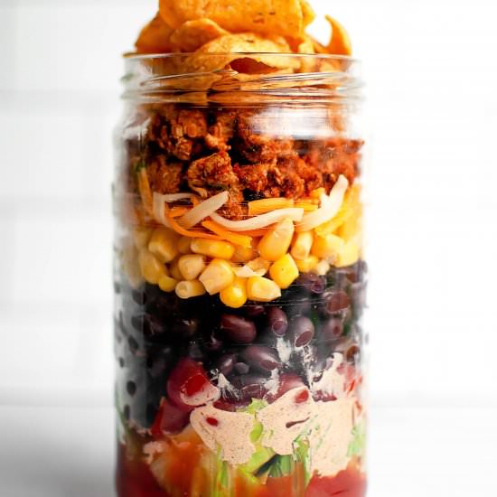 Taco Salad in a Jar