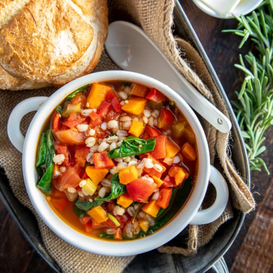 Vegetable and Barley Soup