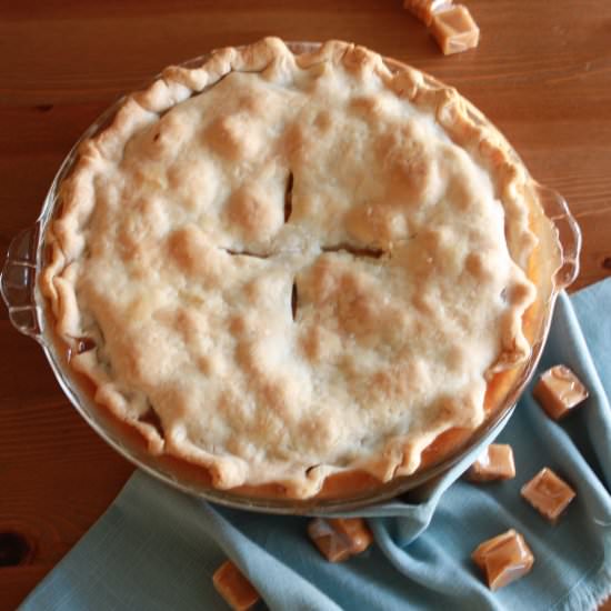 Brown Sugar Caramel Apple Pie