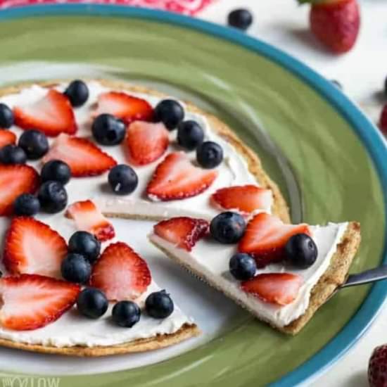 Cream Cheese Fruit Pizza Dessert