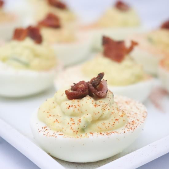 Jalapeño Deviled Eggs